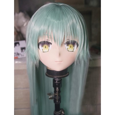 (KM260)Female/Girl Resin 3/4 Head Japanese Cartoon Kiyohime Cosplay Crossdress Kigurumi Mask 
